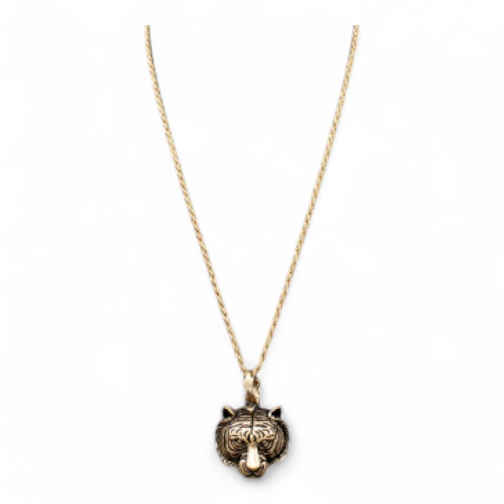 Tiger Head Chain Necklace
